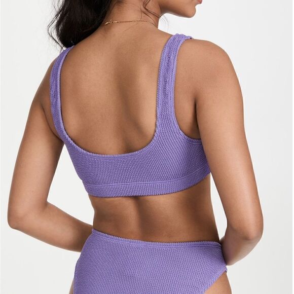 NWT GOOD AMERICAN Always Fits Scoop Swim Top - Picture 2 of 8